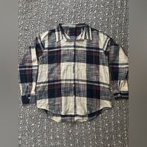Women’s Plaid Button-Up Shirt